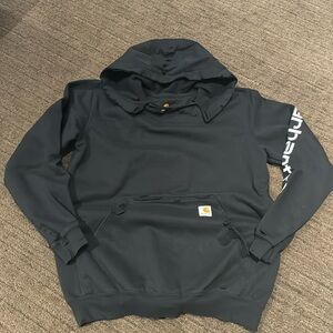 Carhartt distressed black hoodie size M woman’s